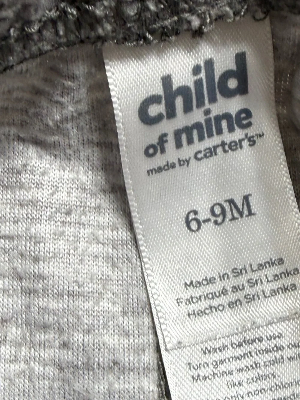 Carter's Baby Boy Cozy Outfit Set Size 6-9 Months